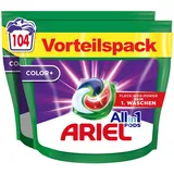 Ariel All-in-1, Pods Color, Kraftvolle Fleckenentfernung in nur 1 Waschgang