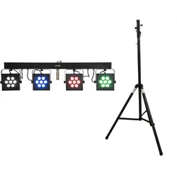 EUROLITE Set LED KLS-3002 + STV-40S-WOT Stahlstativ