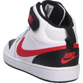 Nike Court Borough Mid 2 Sneaker Kinder white/university red-black 37.5