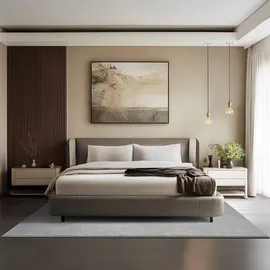 Tectake Kurzflorteppich Soft Zone - grau, 160 x 230 cm