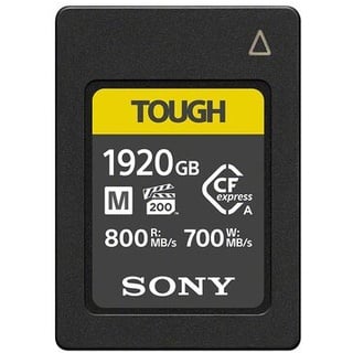 Sony Tough CFexpress Karte Typ A R 800 MB/S / W 700 MB/S 1920 GB