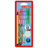 Stabilo Pen 68 Kunststoffetui Pastel 8 St.