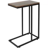 ML-Design Beistelltisch C-Form 45x25x64 cm Metallgestell