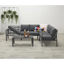 Garden Impressions Variable Aluminium-Ecklounge "Concord" inklusive Tisch,,