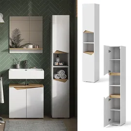 Vicco Badschrank Weiß Artisan,