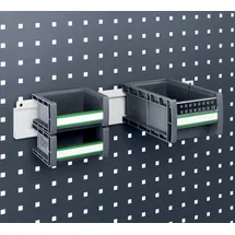 BOTT Halteschiene B450xT78 mm für Sichtlagerkästen für Lochplatten