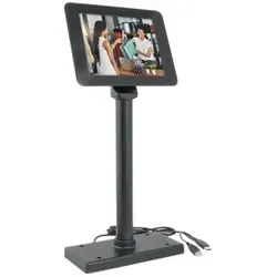 ARTDEV SD800 - 8" Kassenmonitor True Flat Display USB Anschluss schwarz