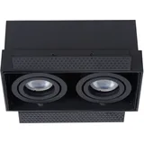 LUCIDE TRIMLESS - Einbaustrahler - 2xGU10 - schwarz