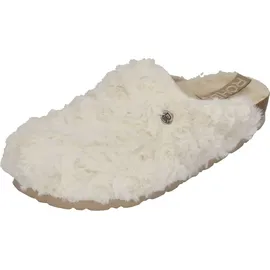 ROHDE Damen Pantoffel Hausschuh Plüsch Alba 6063, Größe:37 EU, Farbe:Beige - Beige