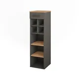 Vicco Weinregal Repose 30 x 106 cm Goldkraft Eiche/Anthrazit