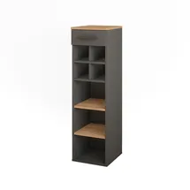 Vicco Weinregal Repose 30 x 106 cm Goldkraft Eiche/Anthrazit