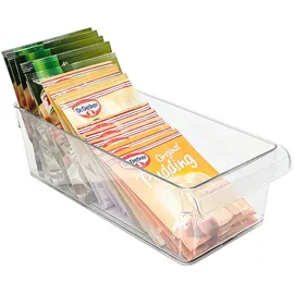 Rotho Loft Kühlschrankbox transparent 14 x 9 x 31 cm 3,1 l