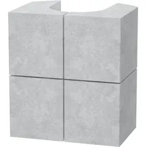 FIREPLACE Wärmespeichersteine für Kaminofen Adelaide 26,3 x 17 x 19 cm grau