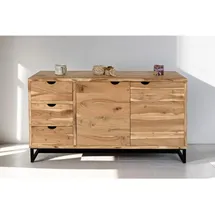 SAM Outillage Sideboard Kommode Akazienholz naturfarben massiv 145 x 80 cm Sukhothai