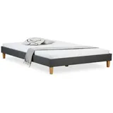 Homestyle4u Polsterbett Grau Textil, 160x200 cm in 1982,