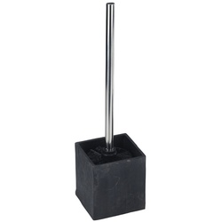 WENKO WC-Garnitur »Slate Rock«, Kunststoff, grau