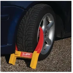 Hp AutozubehÖr Parkkralle Stahl,pulv.L425xB285xH110mm 3,28kg rot/gelb SB Verpackung