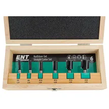 Ent Nutfräser Set 6-tlg. Ø 6-8-10-12-16-20 Schaft Ø 8 mm
