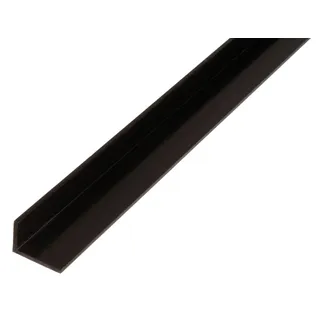 GAH Alberts Alberts Winkelprofil,PVC,schwarz,25x20x2/1m 479046