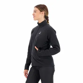 Haglöfs Damen Buteo Mid Reißverschlusspullover - True Black - XS