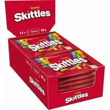 SKITTLES Fruits Kaubonbons 14 x 38,0 g