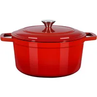 Vevor Dutch Oven 5,68 l Gusseisen rot