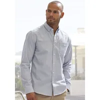 H.I.S. H.I.S »Regular-fit«, Oxfordhemd langarm mit Button-down-Kragen aus reiner Baumwolle