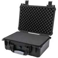 HMF ODK100 Outdoor-Fotokoffer, Transportkoffer mit Rasterschaumstoff, 41 x 32
