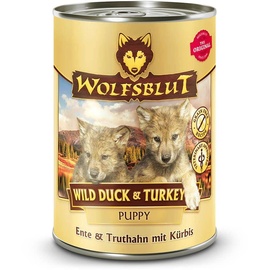 Wolfsblut Wild Duck & Turkey Puppy Ente und Truthahn mit Kürb