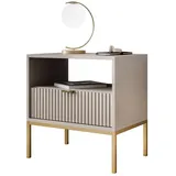 lookway Nachtschrank CORTADO 54 x 56 x 39 cm Beige