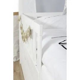 Livetastic Hausbett Traumhaus 90 x 200 cm Kiefer massiv weiß