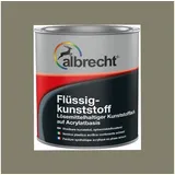 Lack Albrecht Acryl-Flüssigkunststoff Kunststoff Flüssig Bodenbeschichtung 750 ml Kunststofflack Glänzend grau
