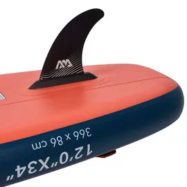 Aqua Marina Atlas 366 x 76 x 15 cm rot-blau