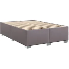vidaXL Boxspringbett 140 x 200 cm Grau