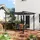 Outsunny Pergola 3 x 2,27 m Dunkelgrau