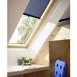 VELUX Sichtschutzrollo mit Haken RHL CK00 9050 Dunkelblau