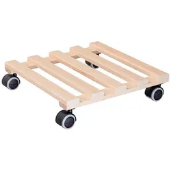 WAGNER® design yourself Pflanzenroller GH 0438 Holz buche quadratisch 34,0 x 8,0 cm