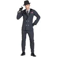 Boland - Kostüm Mafia Boss, 4-teilig, Faschingskostüm für Mottoparty, Halloween oder Karneval, Gangster