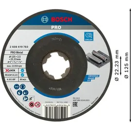 Bosch Standard for Metal Trennscheibe gekröpft 125 mm 1 St.