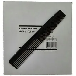 50 MEDI-INN Kämme - schwarz - 17,5 cm - Kunststoffkamm