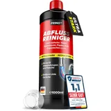 PRINOX Abflussreiniger 1000ml EXTRA STARK - Profi Rohrreiniger löst Haare, Essensreste & schwerste Verstopfungen - Rohrfrei gegen hartnäckige Verstopfungen & üble Gerüche - Biologisch abbaubar
