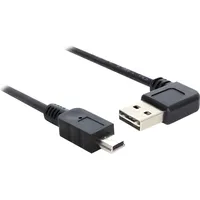 DeLock USB-A auf Mini-B 0,5 m Schwarz