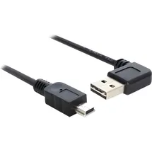 DeLock USB-A auf Mini-B 0,5 m Schwarz