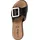 s.Oliver Damen Pantoletten aus Leder mit Schnalle, Schwarz (Black Nappa), 39 EU - 39 EU