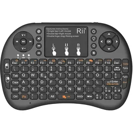 Rii Mini i8+ Wireless-Tastatur Mit Touchpad Und Hintergrundbeleuchtung für Smart ...