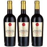 Carlo Scala Riserva - Primitivo di Manduria DOC trocken - Italienischer Rotwein (3 x 0.75 l)