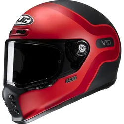 HJC V10 Grape Helm, schwarz-rot, Größe S für Männer