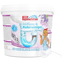 Pastaclean® Abfluss- & Rohrreiniger (Lavendel), EXTRA STARK, Bis zu 134 Anwendungen - Effektiv gegen Rohrverstopfungen, für alle Rohrsysteme, 4kg