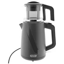 Mulex Tee Express 2-in-1 Teekocher & Wasserkocher - 1L + 2L, 1650W - Grau