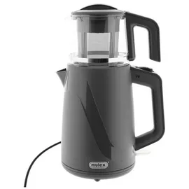Mulex Tee Express 2-in-1 Teekocher & Wasserkocher - 1L + 2L, 1650W - Grau